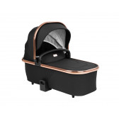 Комбинирана бебешка количка 3 в 1 Angele Chrome, черна Kikkaboo 310994 18