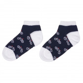 Комплект от два чифта чорапи в сиво и синьо Chicco 311020 4