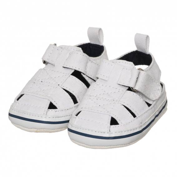 Буйки тип сандали за бебе, бели ZY 311618 