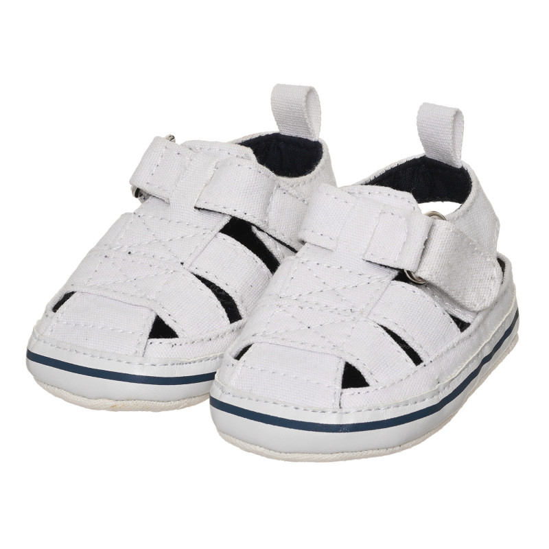 Буйки тип сандали за бебе, бели  311618