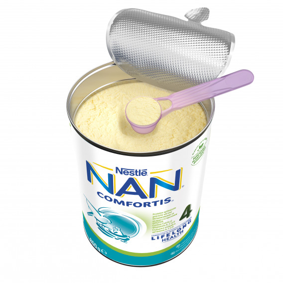 Обогатена млечна напитка за малки деца - NAN Comfortis 4, метална кутия 800 г Nestle 311640 6