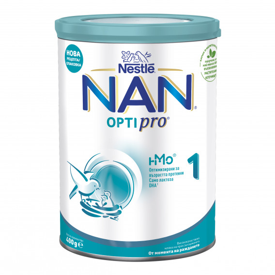 Мляко за кърмачета NAN Optipro 1, новородени, кутия 400 гр. Nestle 311721 