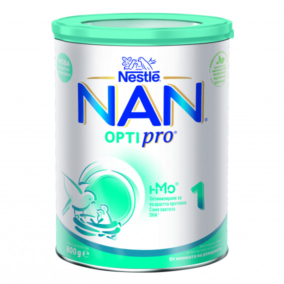 Мляко за кърмачета NAN Optipro 1, новородени, кутия 800 гр. Nestle 311729 