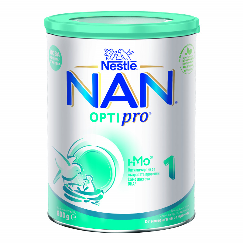 Мляко за кърмачета NAN Optipro 1, новородени, кутия 800 гр.  311729
