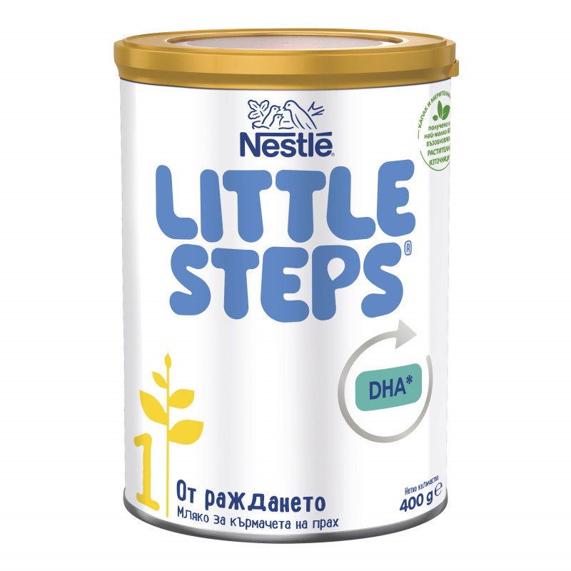 Мляко за кърмачета - Little Steps 1, метална кутия 400 г  311745