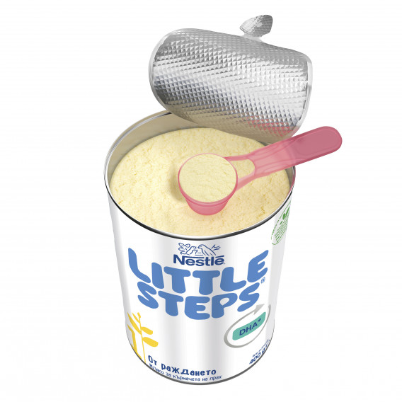 Мляко за кърмачета - Little Steps 1, метална кутия 400 г Nestle 311750 6
