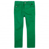 Панталон с права кройка за момче зелен Boboli 31176 