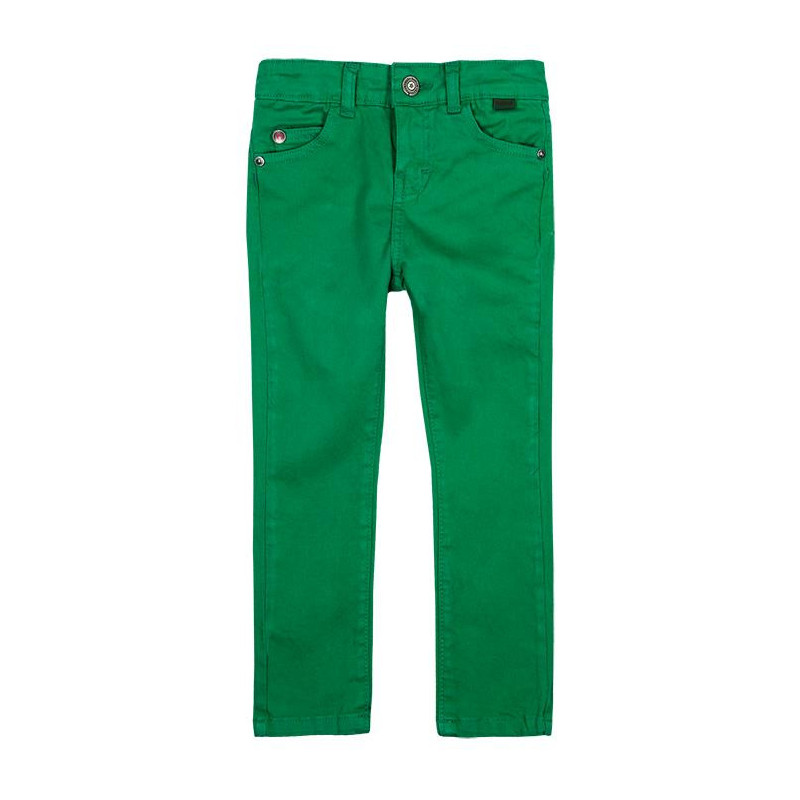 Панталон с права кройка за момче зелен  31176