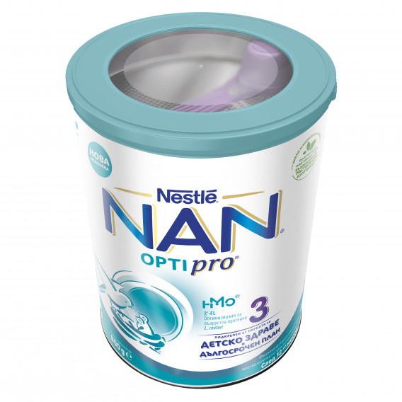 Обогатена млечна напитка NAN 3, 1+ години, кутия 800 гр. Nestle 311781 4