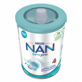 Обогатена млечна напитка NAN 4, 2+ години, кутия 400 гр. Nestle 311829 4