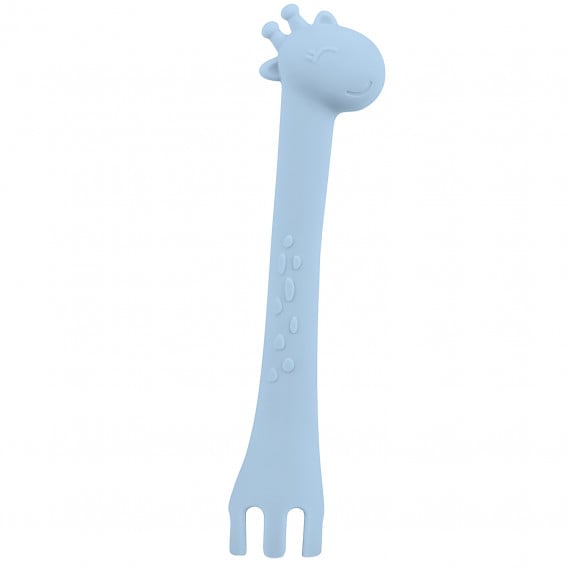 Лъжица силиконова, Giraffe, 1 бр., синя Kikkaboo 312297 2