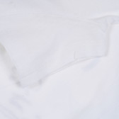 Памучна тениска за бебе с щампа "Пепеляшка", бяла Benetton 312661 3