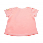 Блуза с къс ръкав и мотив на цветя за бебе за момиче розова Steiff 31286 2