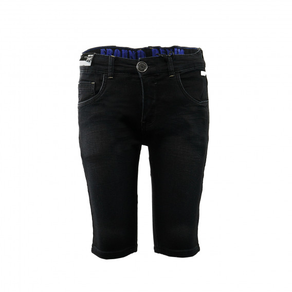 Къс дънков панталон в черен цвят за момче Ebound Denim 31369 