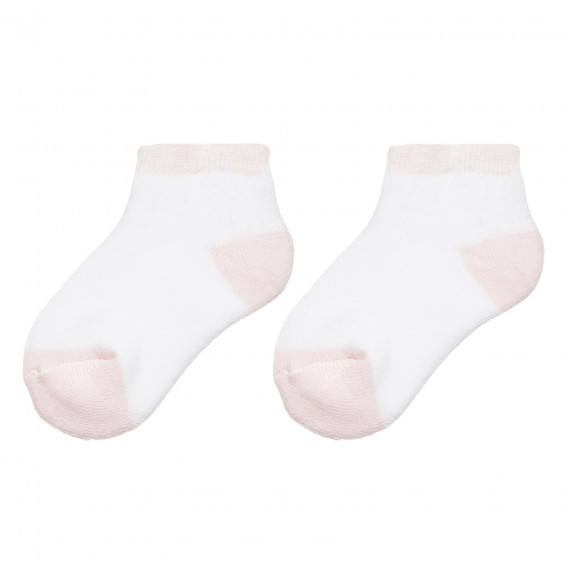 Къси чорапи за бебе, бели Benetton 313990 