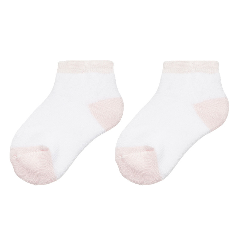 Къси чорапи за бебе, бели  313990