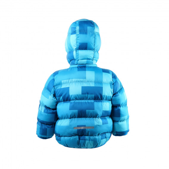 Зимно яке с качулка за момче с геометричен дизайн Adidas 31407 2