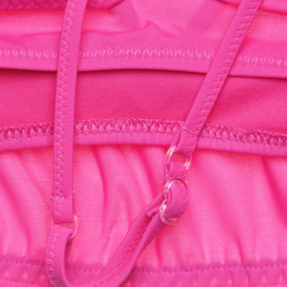 Горнище на бански с цветен акцент, розово Benetton 314508 2