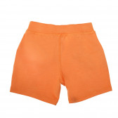 Къс панталон с връзки в оранжев цвят с апликация за бебе момче OVS 31461 2