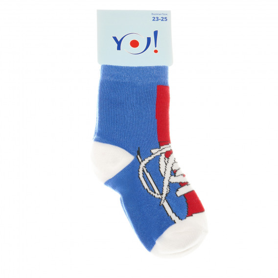 Памучни меки чорапи за момче YO! 31483 4