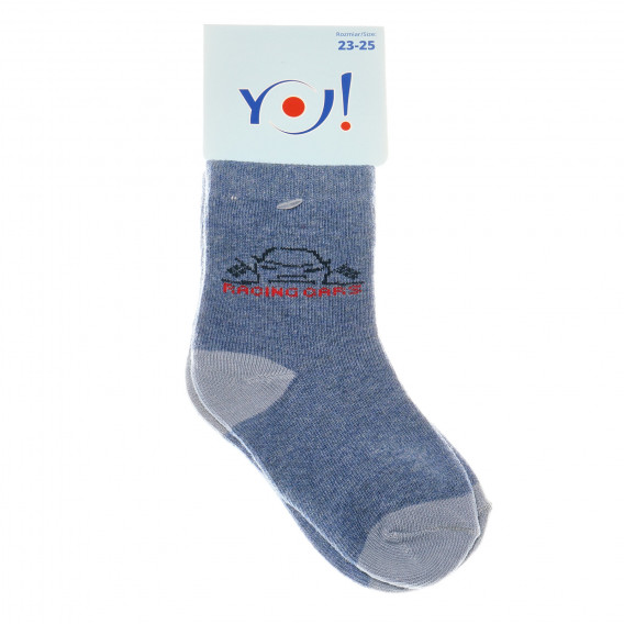 Памучни меки чорапи за момче YO! 31485 6