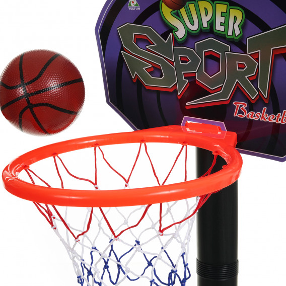 Баскетболен кош с топка и стойка с размери 127,5см./ 31см. KY 314964 5
