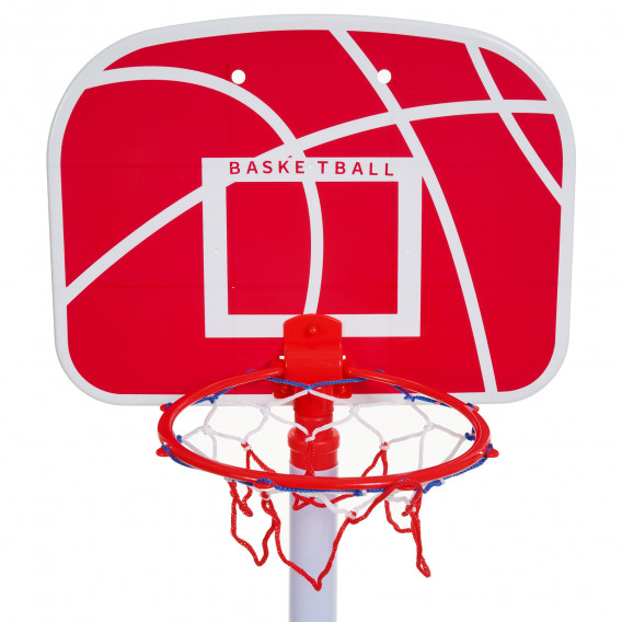 Баскетболен кош на стойка с височина 130см и топка KY 314996 3