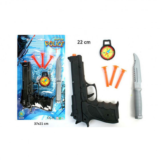 Полицейски пистолет с аксесоари Dino Toys 315054 2