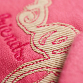 Розова блуза с дълъг ръкав за момиче и бродерия  Benetton 31532 4