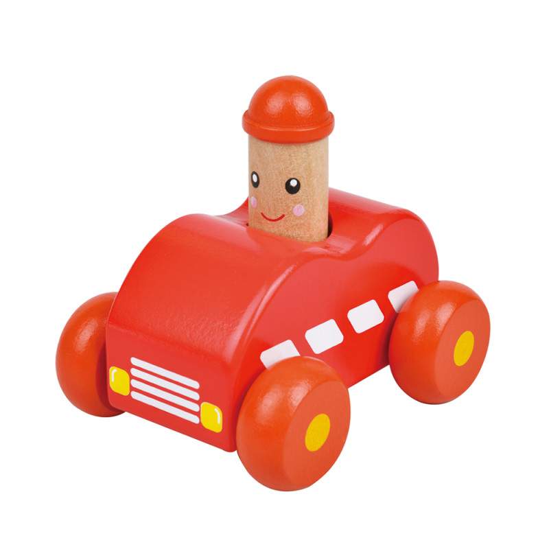 Бебешка количка със звук - Бийп, червена  315437
