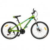 Детски велосипед Brooklin 24, зелен ZIZITO 315596 7