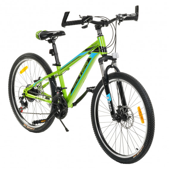 Детски велосипед Brooklin 24, зелен ZIZITO 315597 8