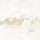 Пола-пачка с кокетен дизайн в бял цвят Benetton 31592 3