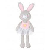 Плюшена играчка с дрънкалка Bella the Bunny Kikkaboo 316760 