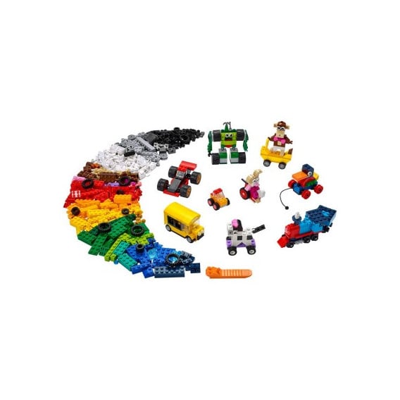 Конструктор - Тухлички и колела, 653 части Lego 316873 2
