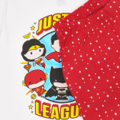 Комплект от тениска и къси панталонки Justice League, многоцветен ZY 317111 3