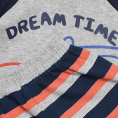 Пижама с щампа Dream Time, многоцветна ZY 317409 3