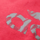Спортна тениска за момиче и с лого на марката отстрани Adidas 31799 3