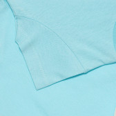 Памучна тениска за бебе, светлосиня ZY 318287 3