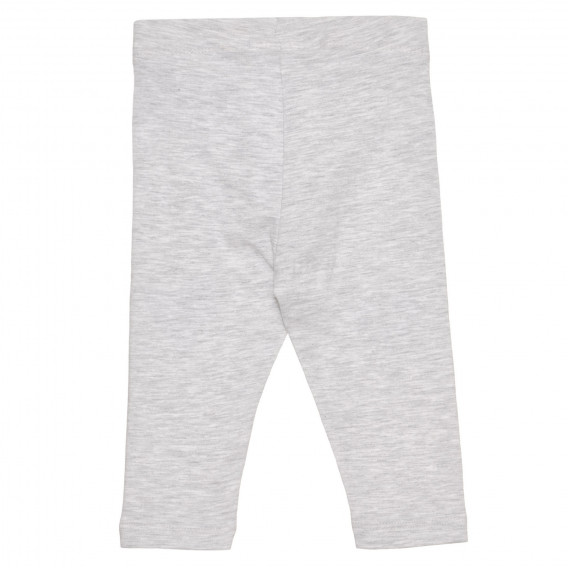 Комплект от блуза с щампа и панталон с апликация за бебе ZY 318682 7