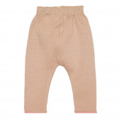 Комплект от блуза и панталон в розово и кафяво за бебе момиче ZY 318883 7