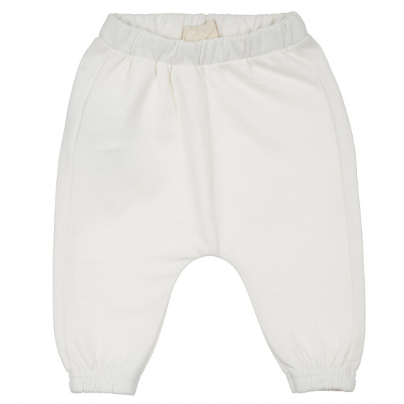 Ватиран панталон за бебе, бял ZY 318884 