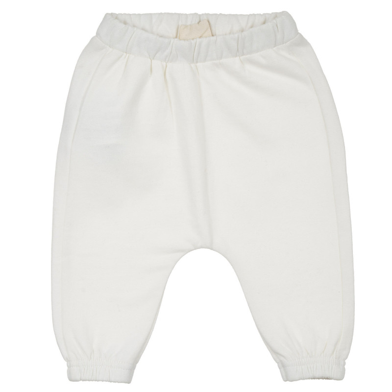 Ватиран панталон за бебе, бял  318884