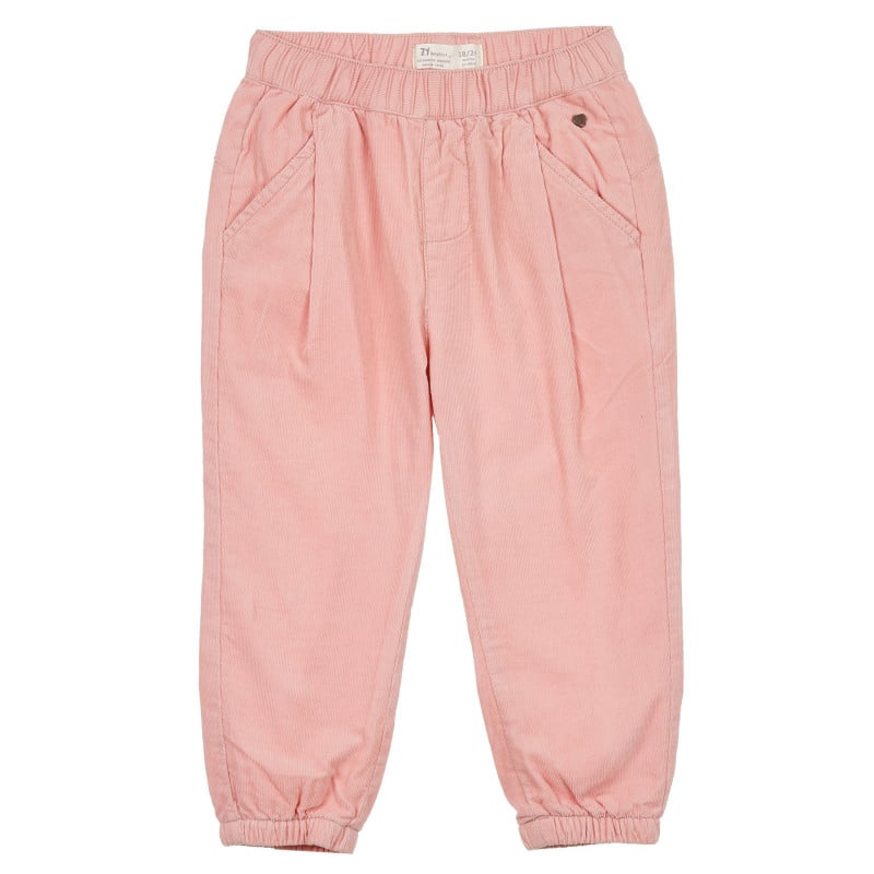 Джинсов панталон за бебе, розов  318900