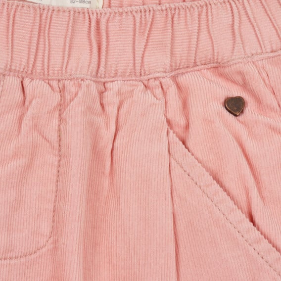 Джинсов панталон за бебе, розов ZY 318901 2