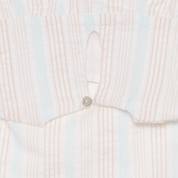 Раирана блуза с къс ръкав за бебе, многоцветна ZY 319135 3