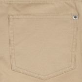 Панталон с изчистен дизайн, беж ZY 319184 3