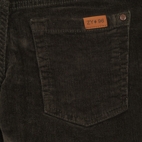Джинсов панталон за бебе, тъмнозелен ZY 319204 3