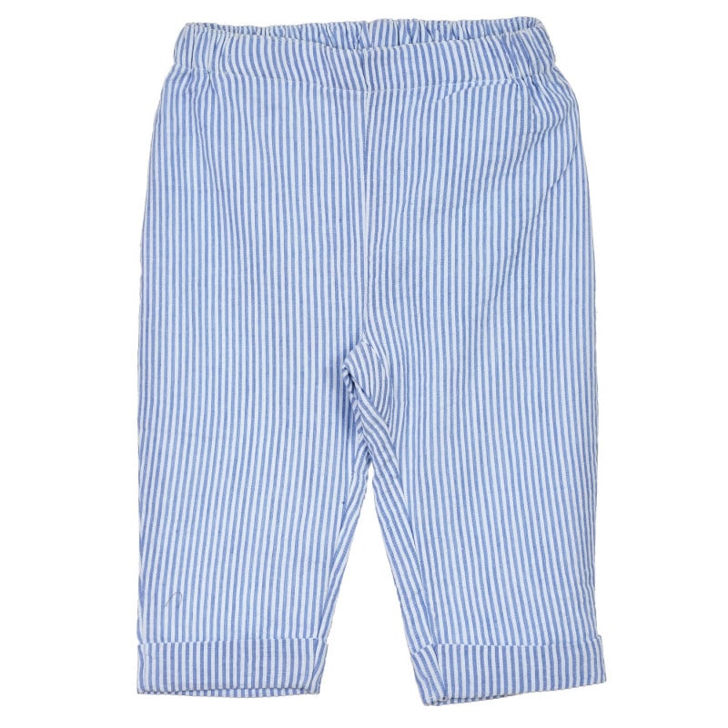 Панталон в бяло и синьо райе за бебе  319340