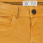 Панталон със сини акценти, жълт ZY 319453 2